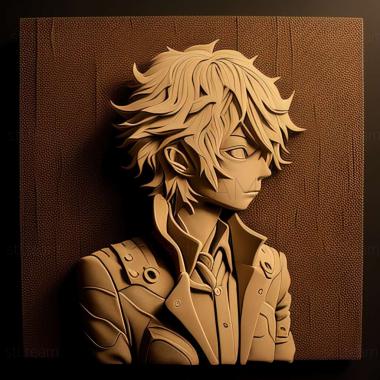 3D модель Терука Окура из Bungo Stray Dogs (STL)